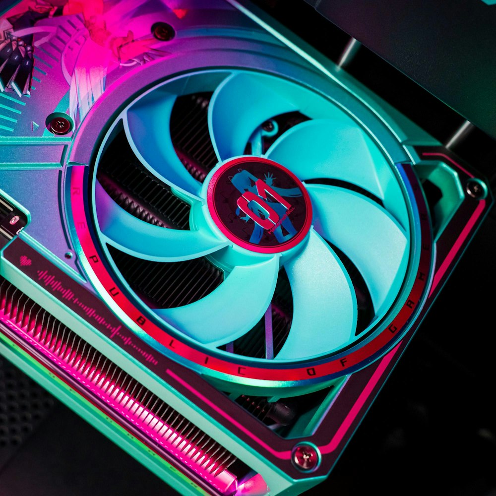 A large main feature product image of PLE Hatsune Miku RTX 5080 Prebuilt Ready To Go Gaming PC