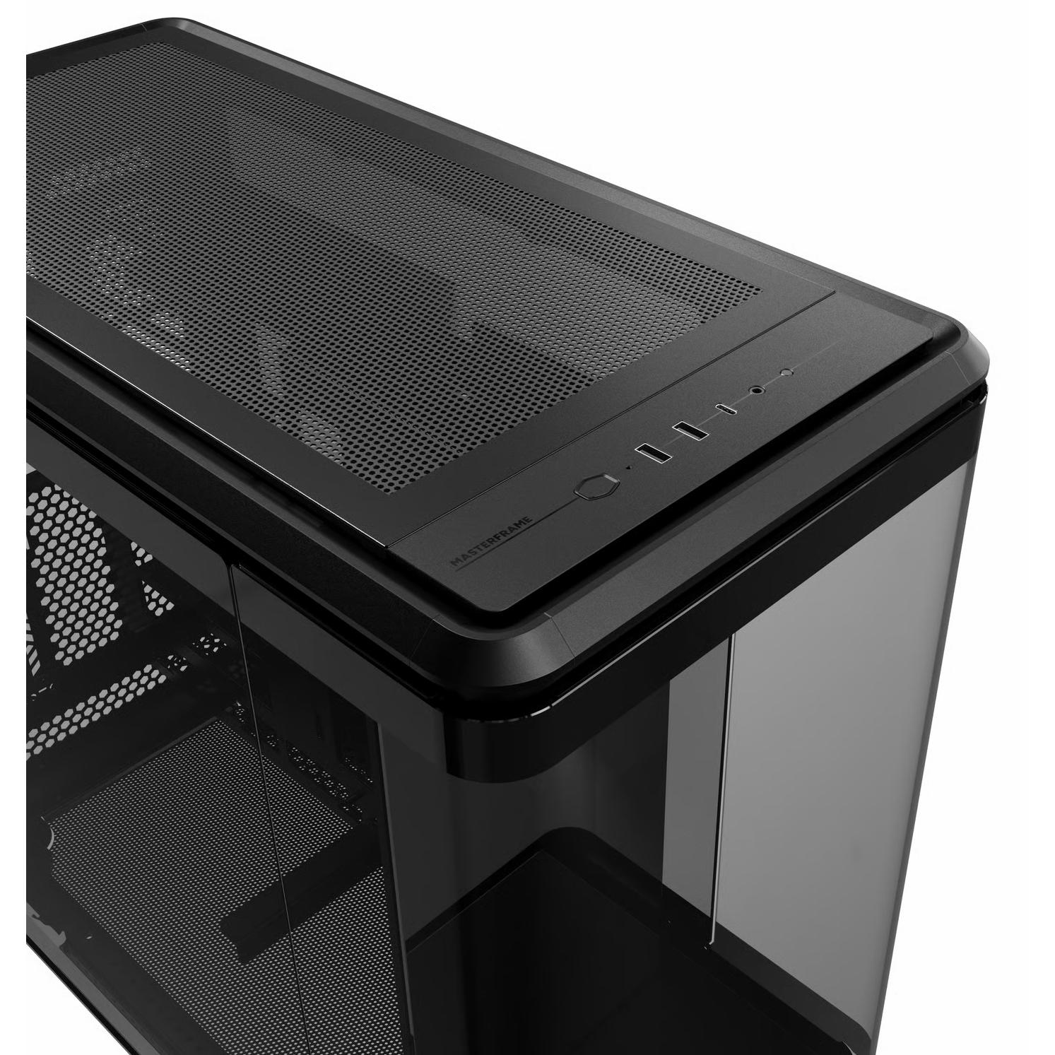 A large main feature product image of Cooler Master MasterFrame 360 Panorama Mid Tower Case
