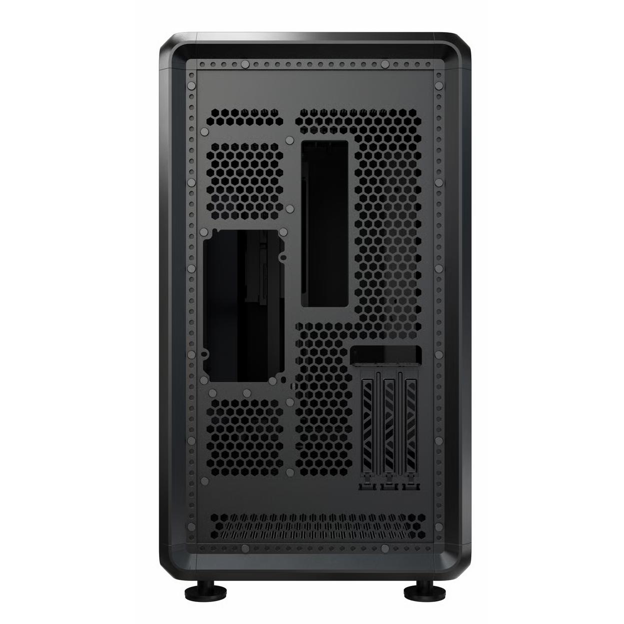 A large main feature product image of Cooler Master MasterFrame 360 Stage LCD Mid Tower Case