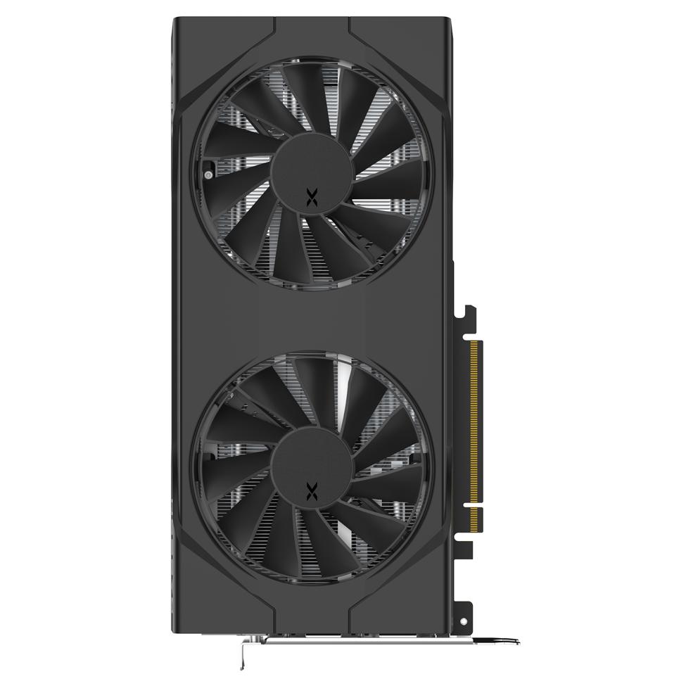 A large main feature product image of XFX Radeon RX 9070 Dual OC 16GB GDDR6