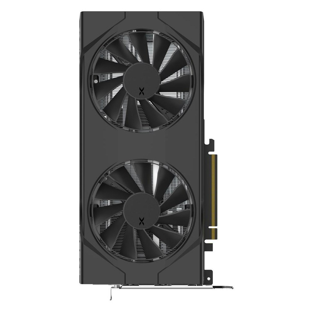 A large main feature product image of XFX Radeon RX 9070 Dual OC 16GB GDDR6