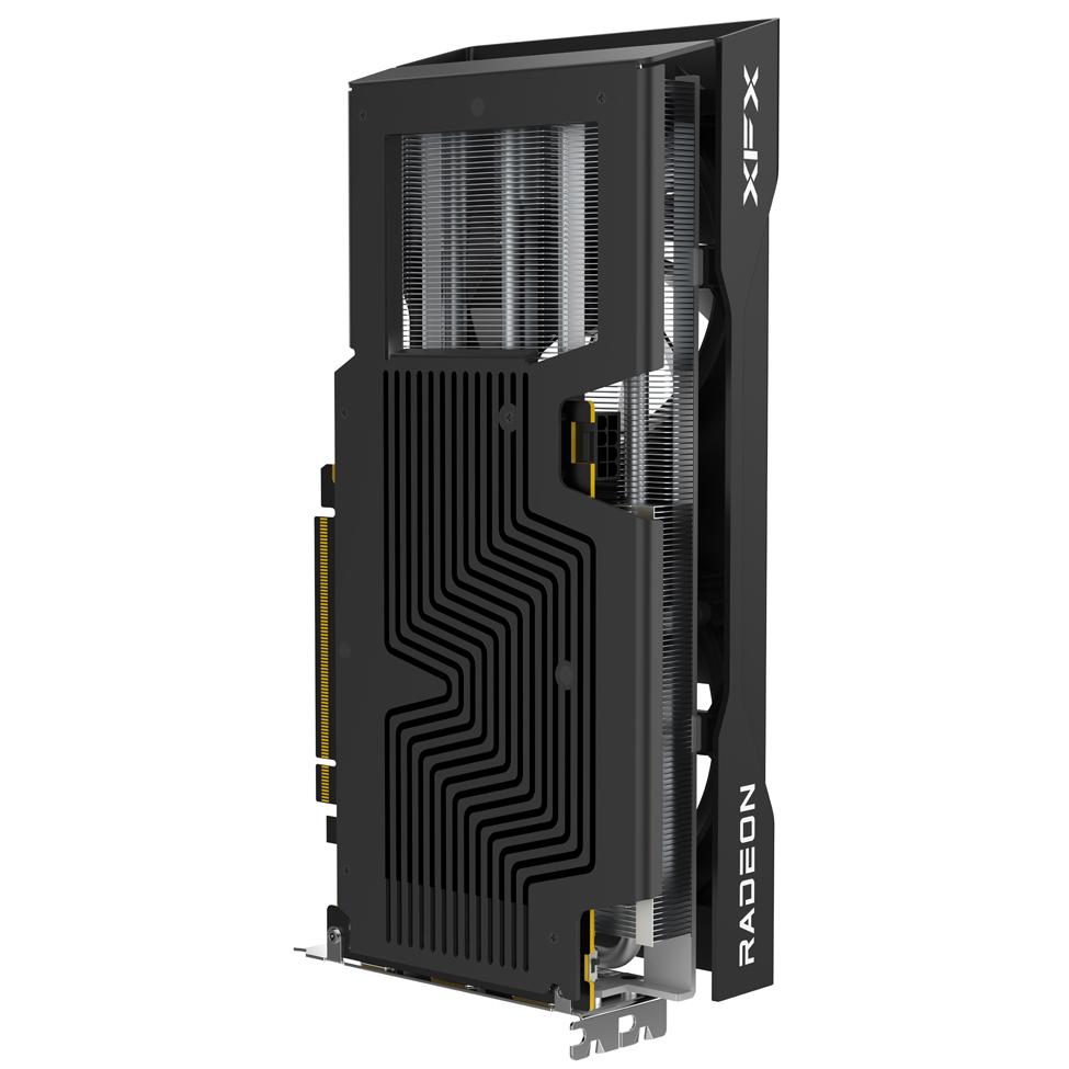 A large main feature product image of XFX Radeon RX 9070 Dual OC 16GB GDDR6