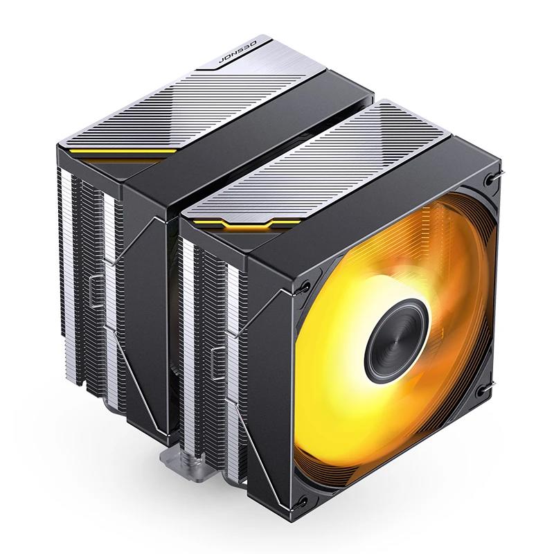 A large main feature product image of Jonsbo CA80 ARGB Dual-Tower CPU Cooler (Black)