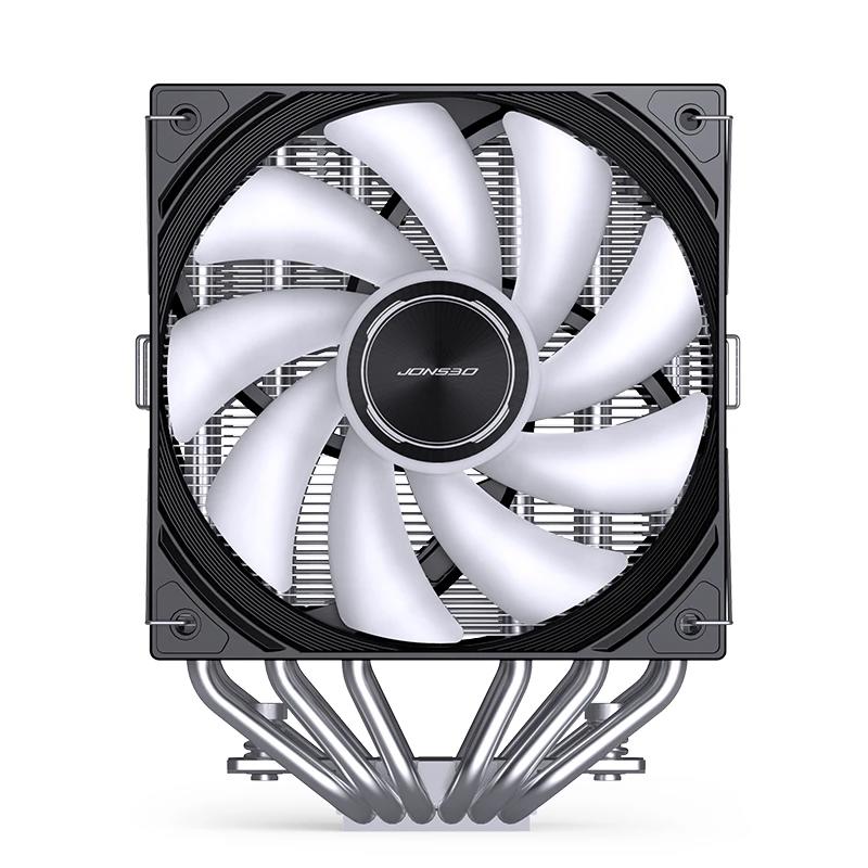 A large main feature product image of Jonsbo CA80 ARGB Dual-Tower CPU Cooler (Black)