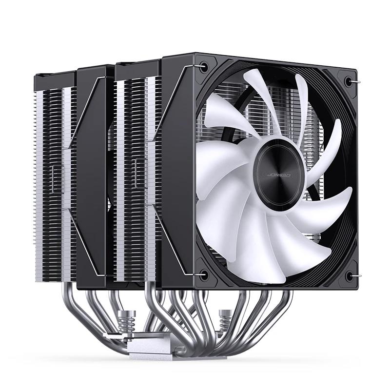 A large main feature product image of Jonsbo CA80 ARGB Dual-Tower CPU Cooler (Black)