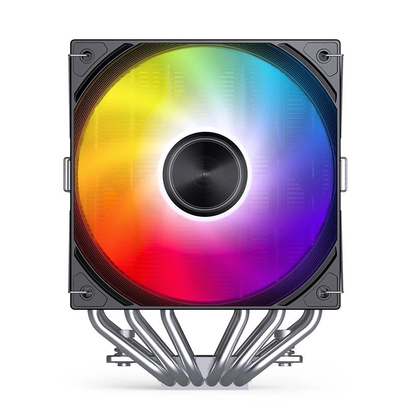 A large main feature product image of Jonsbo CA80 ARGB Dual-Tower CPU Cooler (Black)