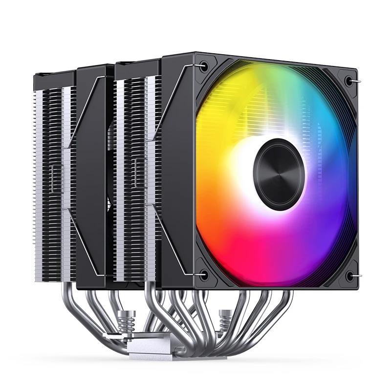 A large main feature product image of Jonsbo CA80 ARGB Dual-Tower CPU Cooler (Black)