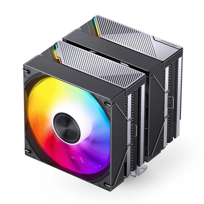 A large main feature product image of Jonsbo CA80 ARGB Dual-Tower CPU Cooler (Black)
