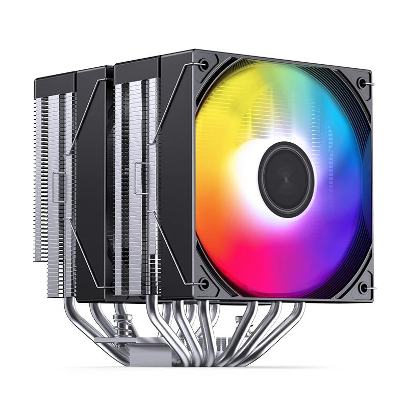 A large main feature product image of Jonsbo CB80 ARGB Dual-Tower CPU Cooler (Black)