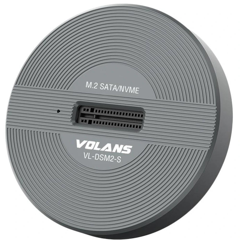 Volans DSM2-S Aluminium USB Type-C (Gen 2) M.2 NVMe/SATA SSD Docking Station