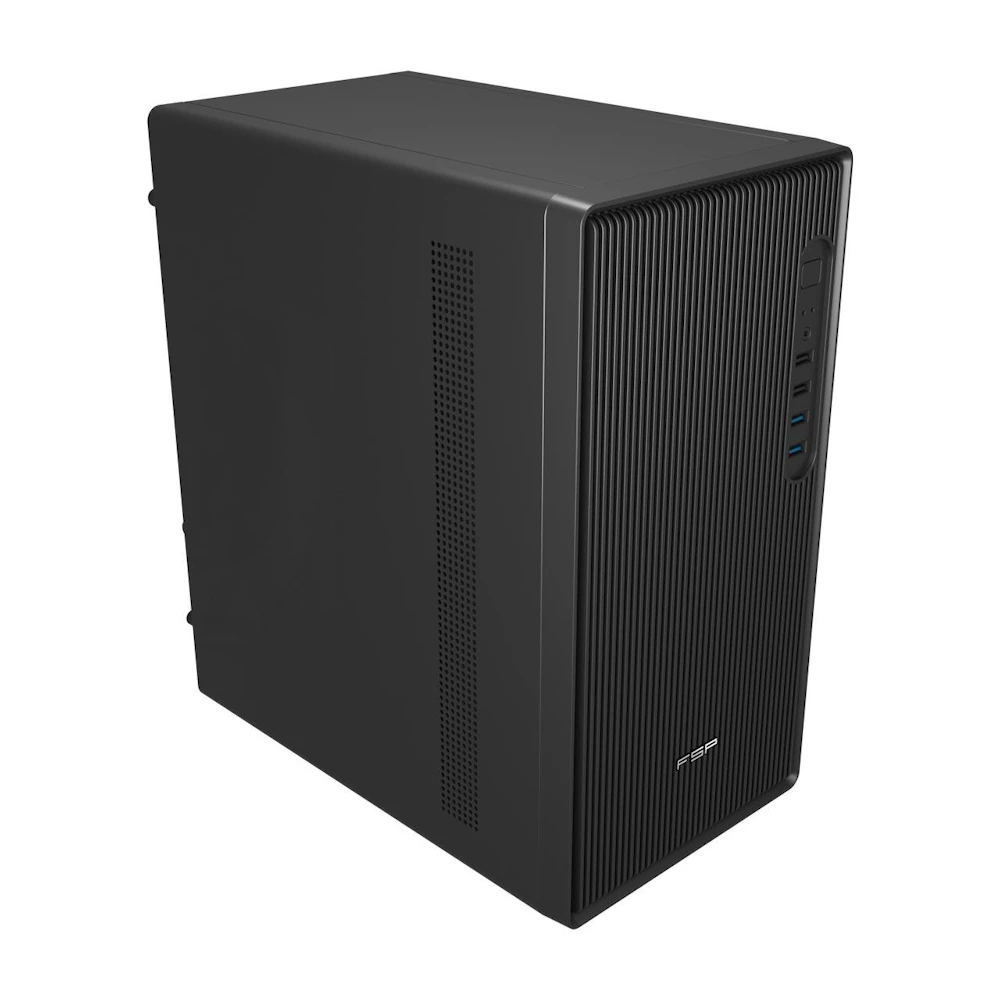 A large main feature product image of FSP S120 - Micro Tower Case (Black)