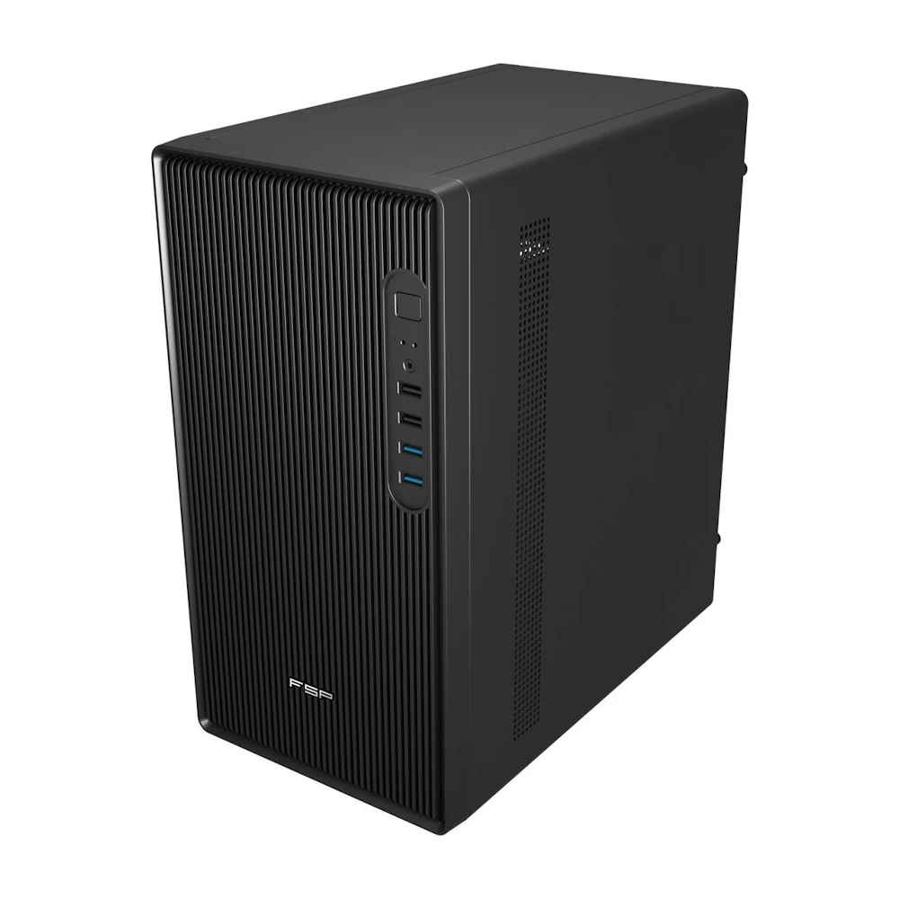 A large main feature product image of FSP S120 - Micro Tower Case (Black)