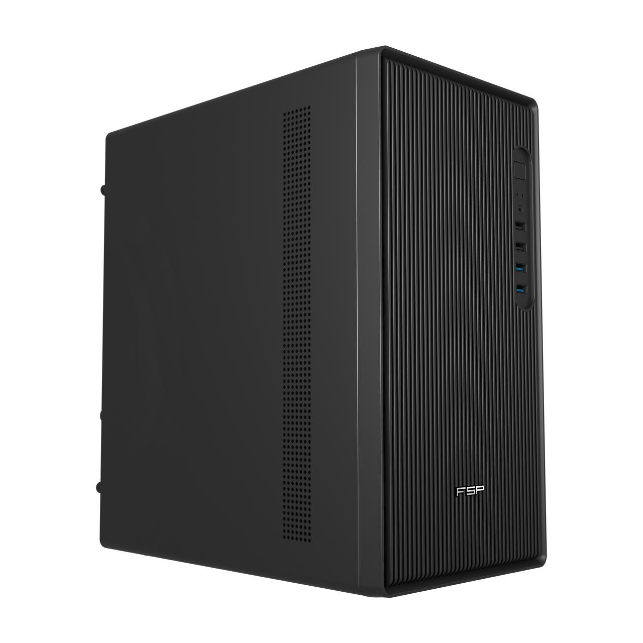 A large main feature product image of FSP S120 - Micro Tower Case (Black)