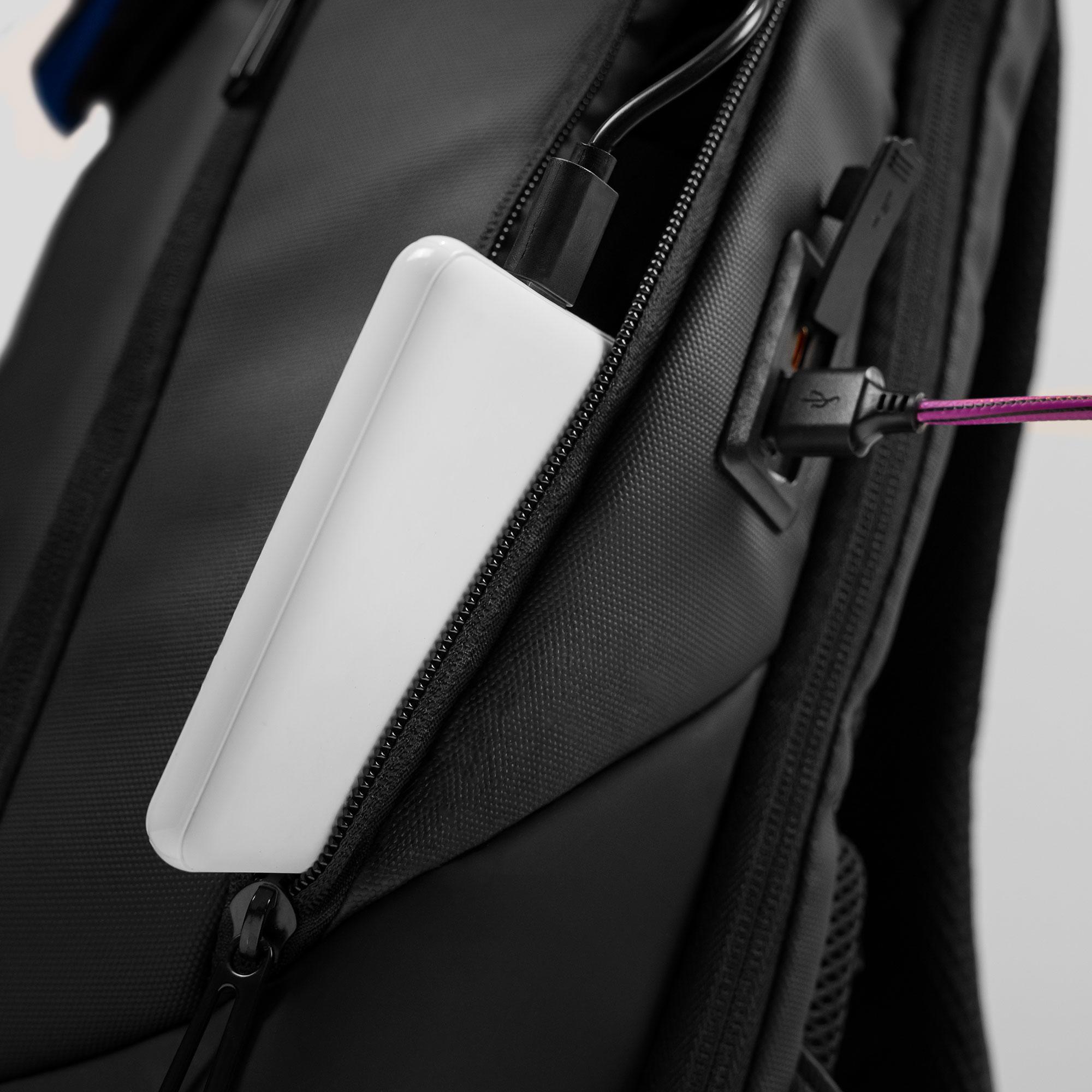 A large main feature product image of Fixita Haven 15.6" Black Notebook Backpack