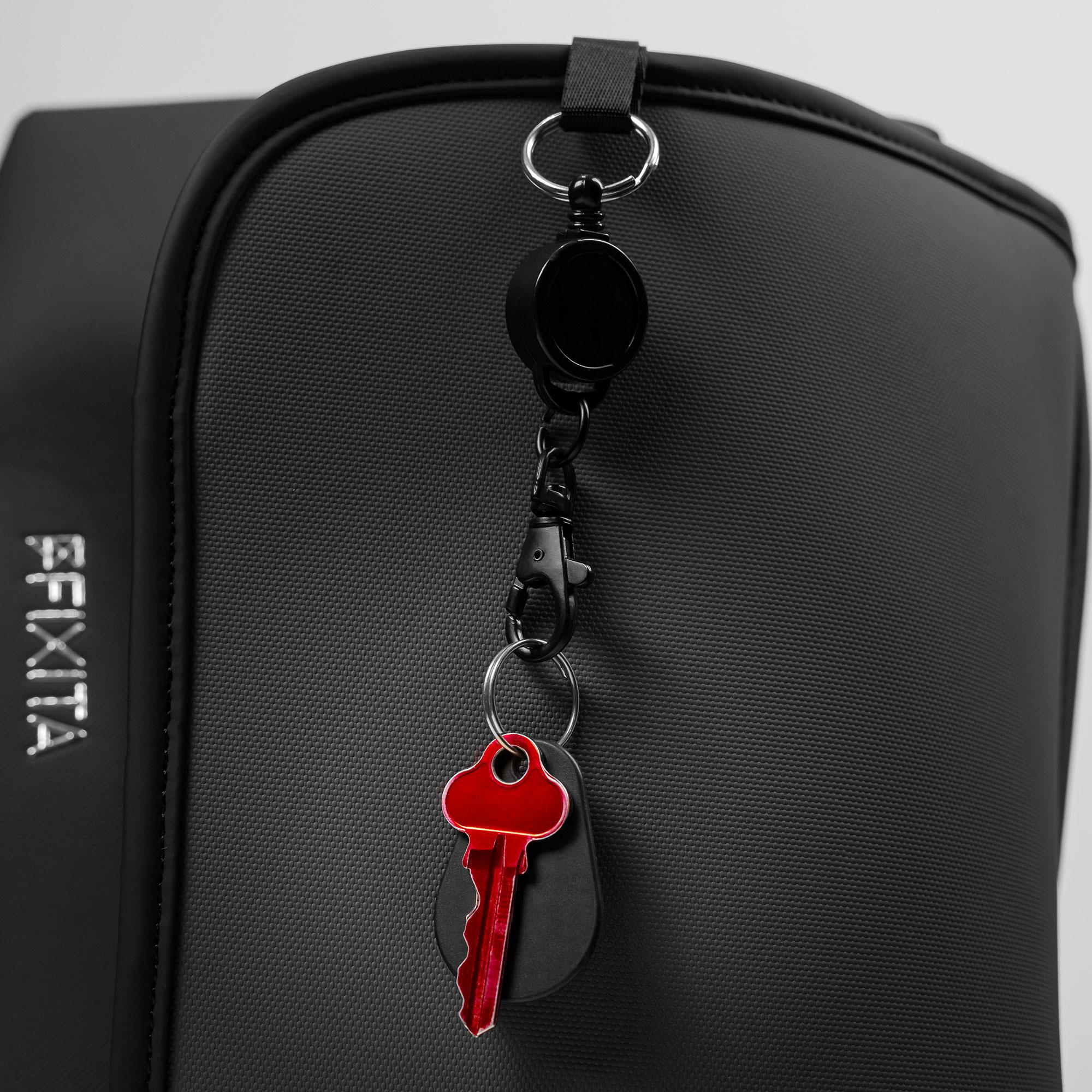 A large main feature product image of Fixita Aero 15.6" Black/Grey Notebook Backpack