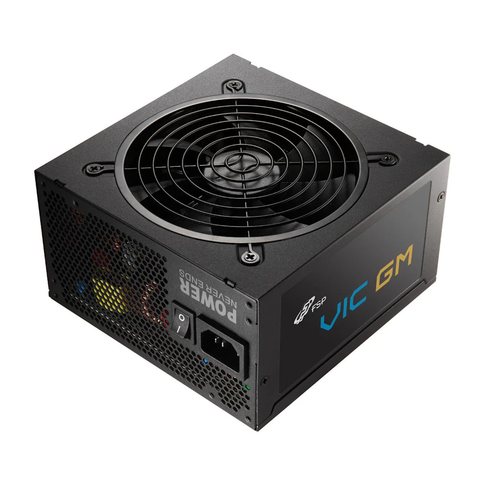 A large main feature product image of FSP VIC GM 750W Gold PCIe 5.1 ATX 3.1 Modular PSU