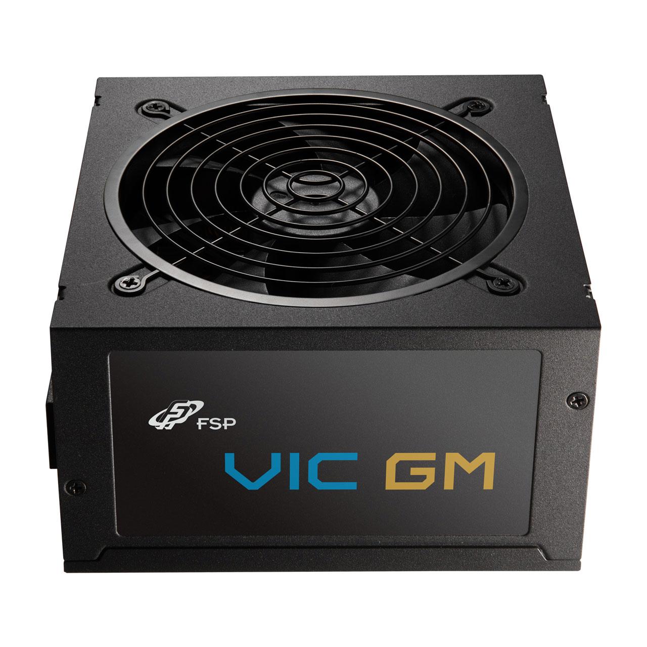 A large main feature product image of FSP VIC GM 750W Gold PCIe 5.1 ATX 3.1 Modular PSU