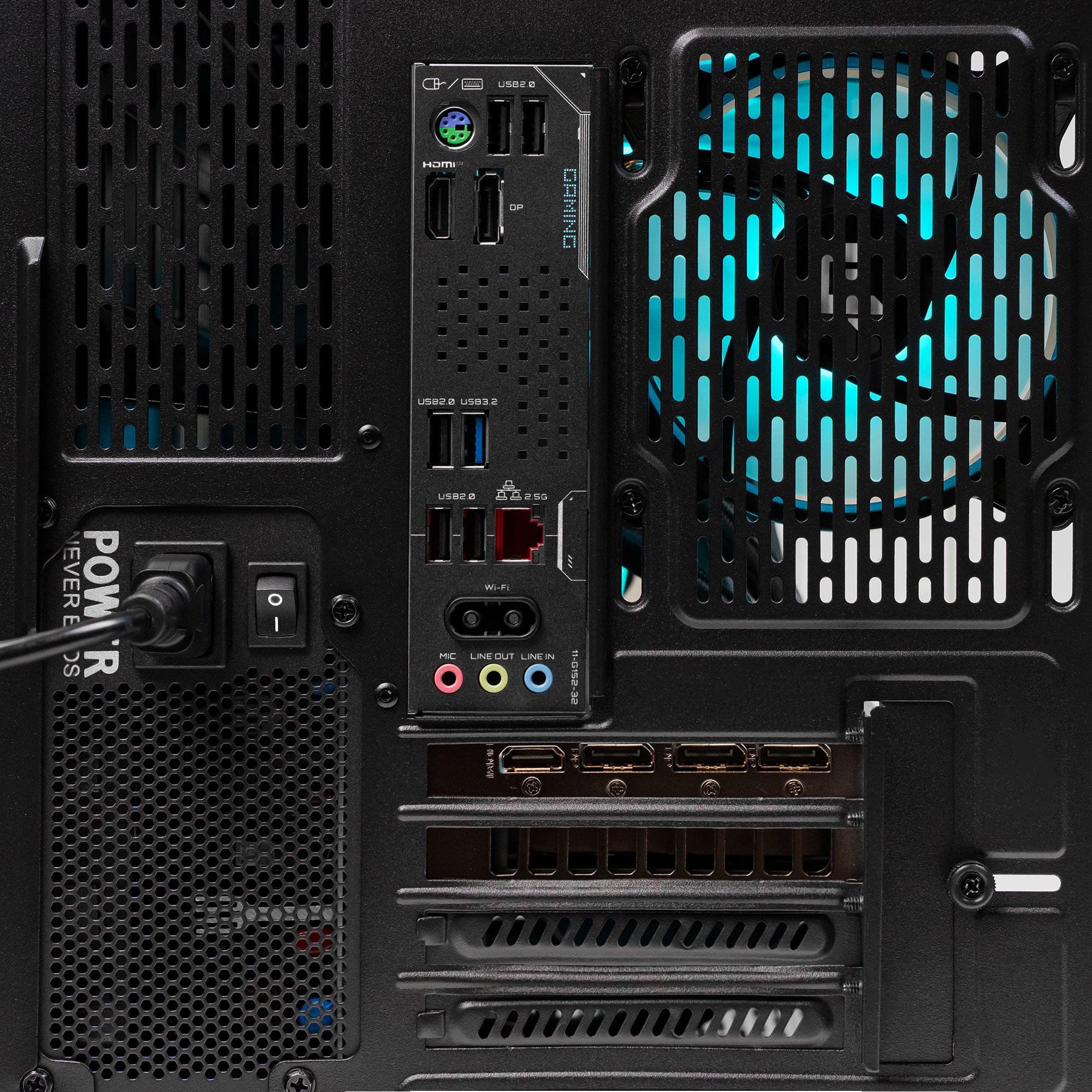 A large main feature product image of PLE Astral RTX 5070 Prebuilt Ready To Go Gaming PC