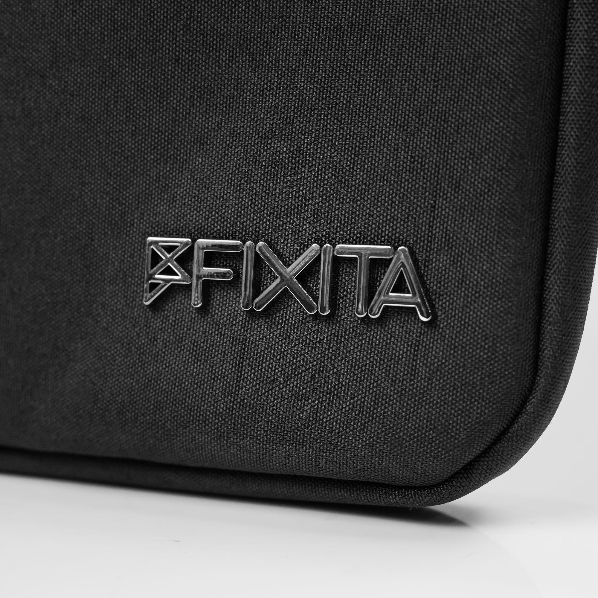 A large main feature product image of Fixita Compact 15.6" Black Notebook Sleeve