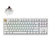 A product image of Keychron J4 QMK Wireless Hot-Swappable Mechanical Keyboard - White (Brown Switch)
