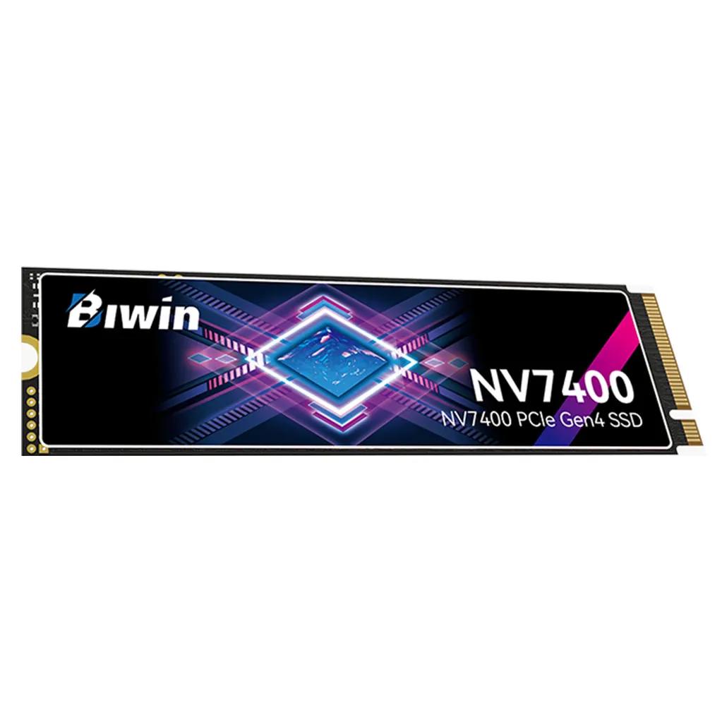 A large main feature product image of BIWIN Black Opal NV7400 PCIe Gen4 NVMe M.2 SSD - 2TB