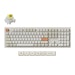 A product image of Keychron K10 Max - Fullsize ZMK Hot-Swap Wireless Mechanical Keyboard - Retro Pastel (Silent Banana Switch)