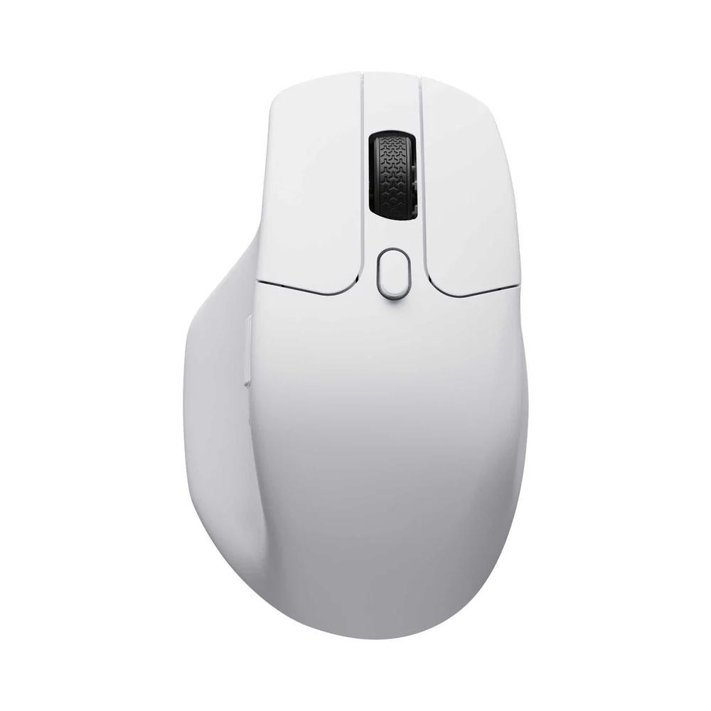 A large main feature product image of Keychron M6 - 8K Wireless Mouse (White)