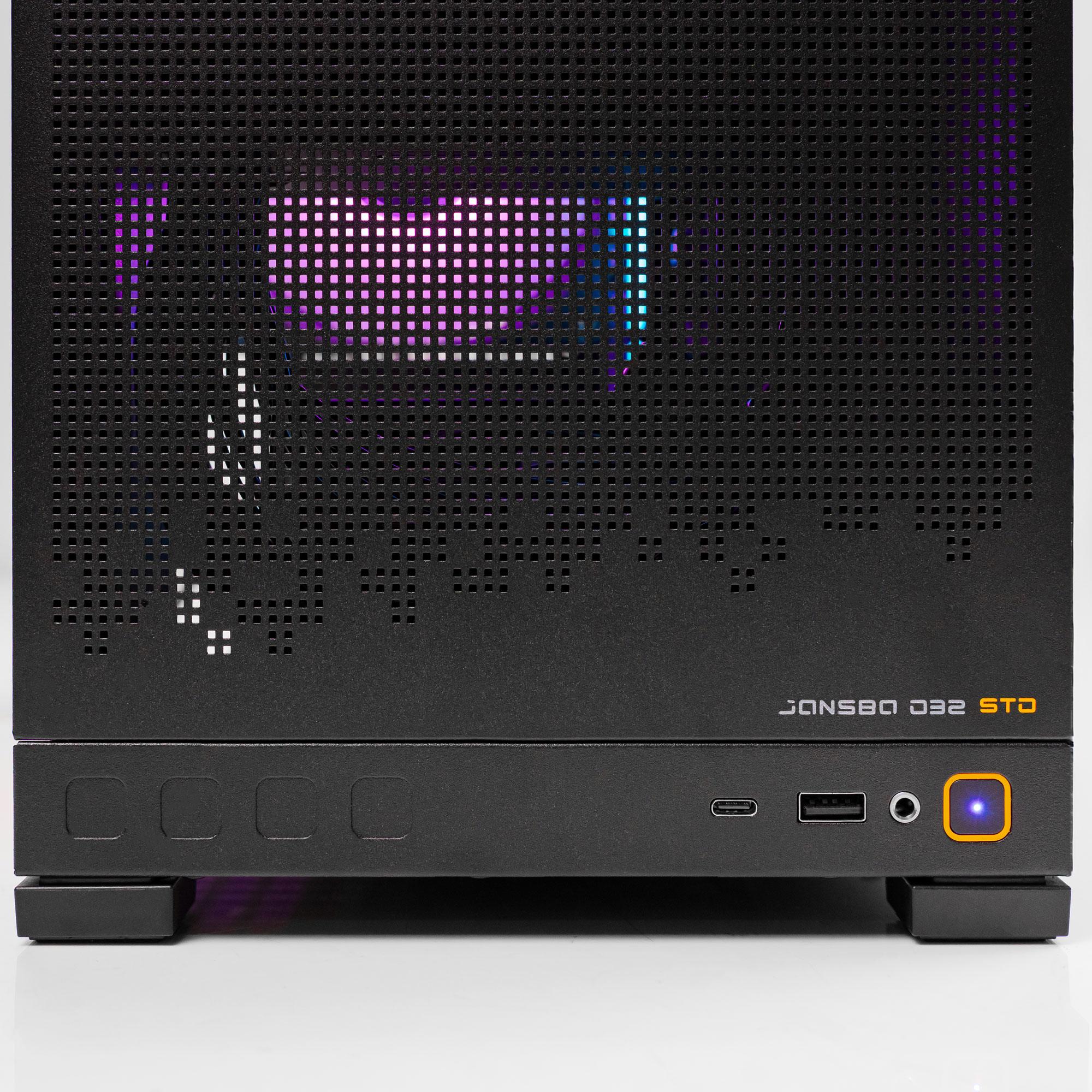 A large main feature product image of PLE Architect B580 Prebuilt Ready To Go Gaming PC