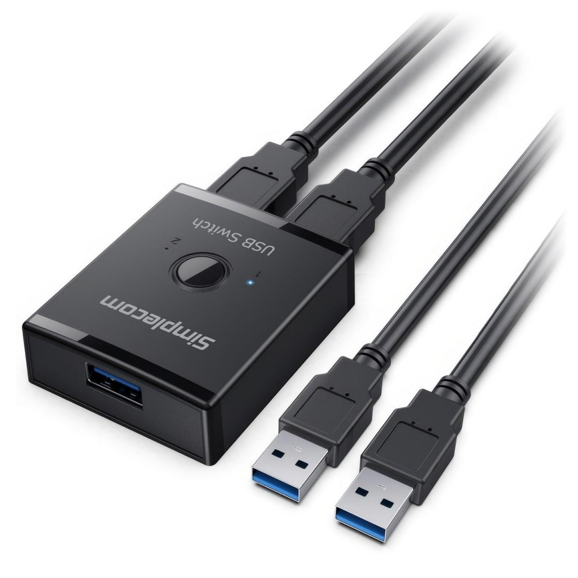 A large main feature product image of Simplecom KM125 Bi-Directional 2-Way USB 3.0 5Gbps