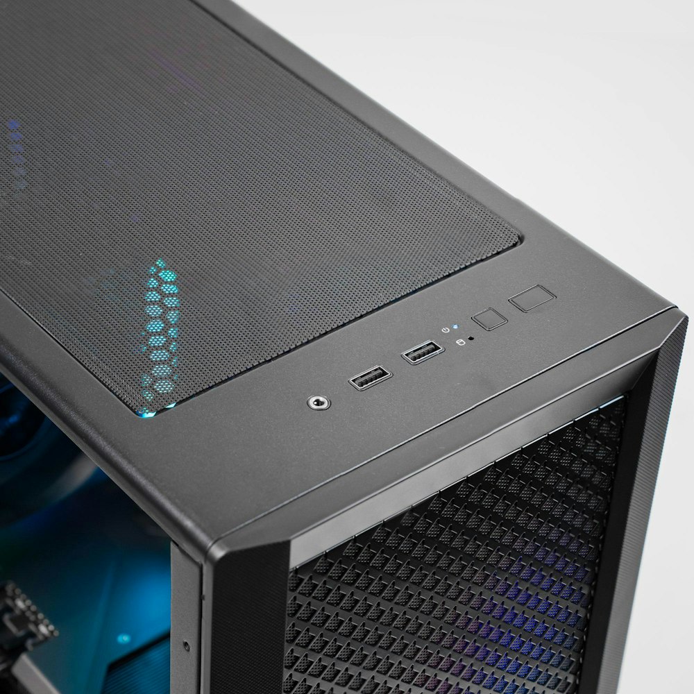 A large main feature product image of PLE Rapid RX 9070 Prebuilt Ready To Go Gaming PC