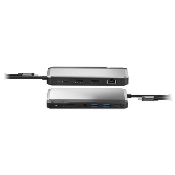 A large main feature product image of EX-DEMO ALOGIC MX2 Lite USB Type-C Dual Display Dock - HDMI Edition