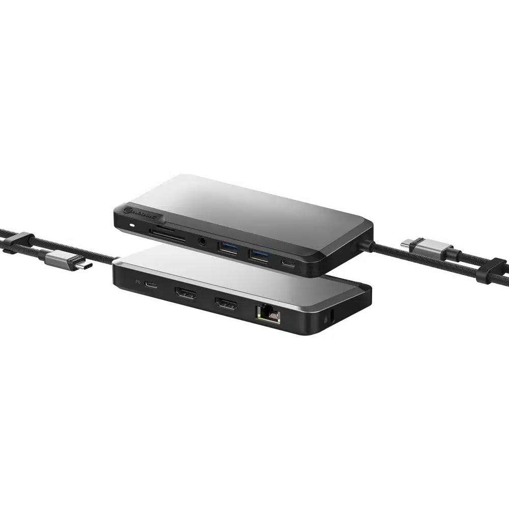 A large main feature product image of EX-DEMO ALOGIC MX2 Lite USB Type-C Dual Display Dock - HDMI Edition