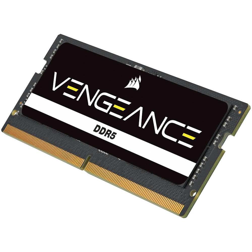 A large main feature product image of EX-DEMO Corsair Vengeance 16GB Single (1x16GB) DDR5-4800 C40 SO-DIMM