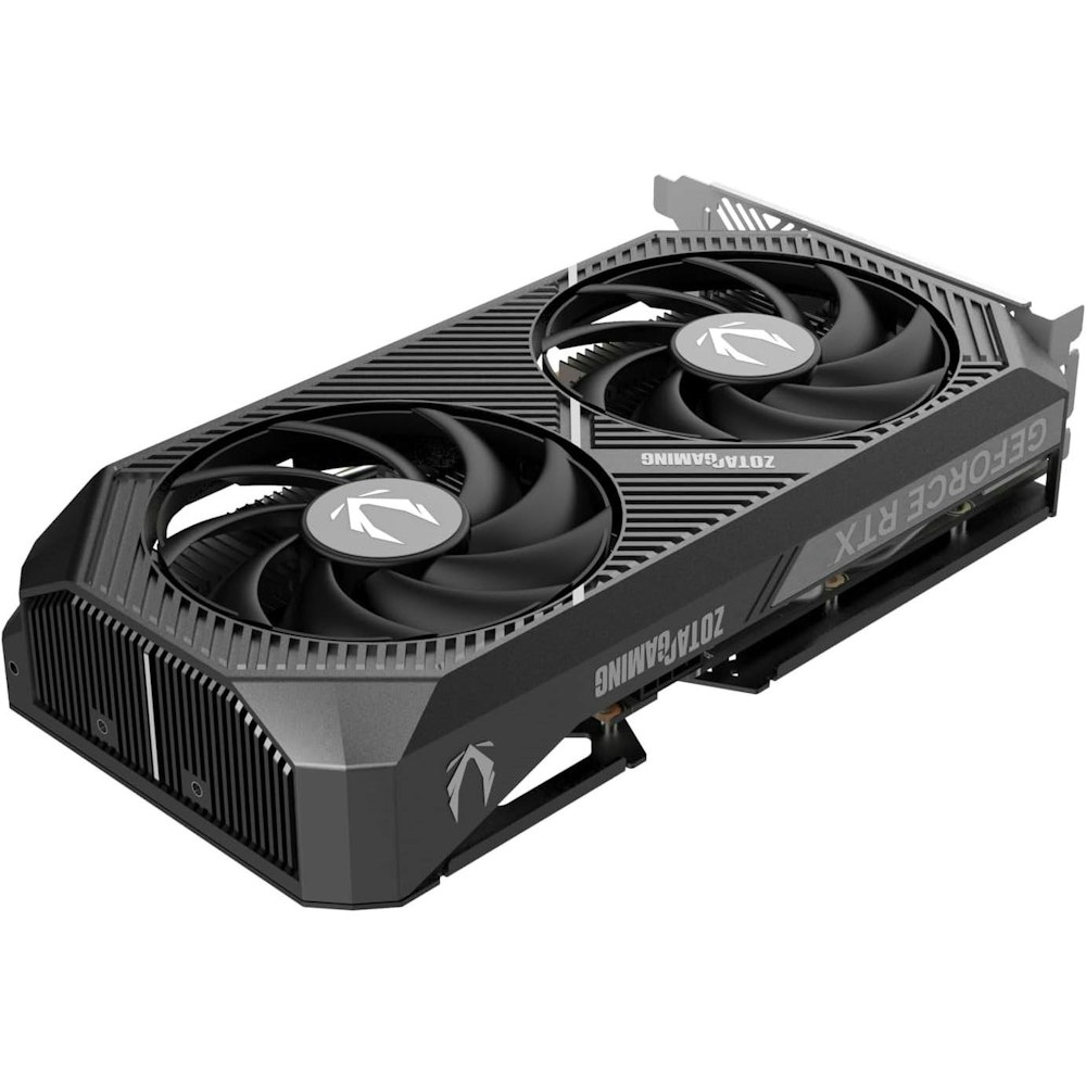 A large main feature product image of ZOTAC Gaming GeForce RTX 5060 Twin Edge OC 8GB GDDR7