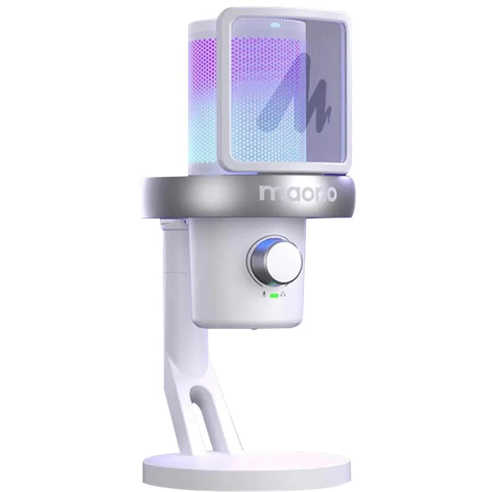 MAONO DM40 Pro USB/Wireless Gaming Desktop Microphone (White)
