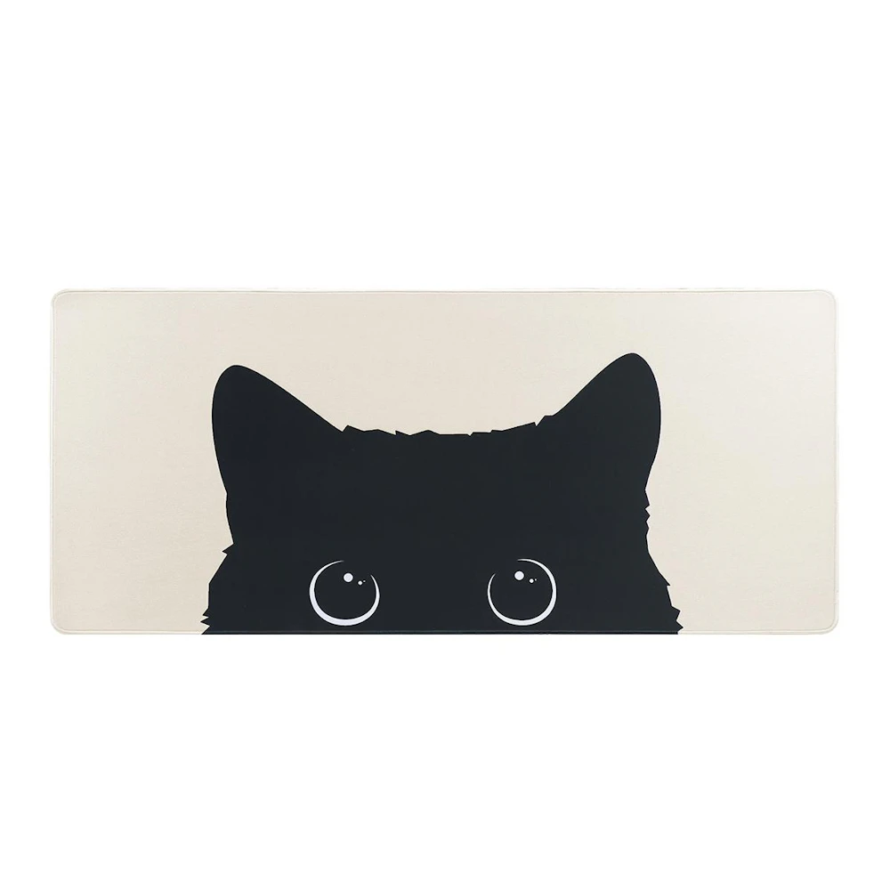 YUNZII Keynovo Desk Mat Cat Mousepad (Peeking Cat)