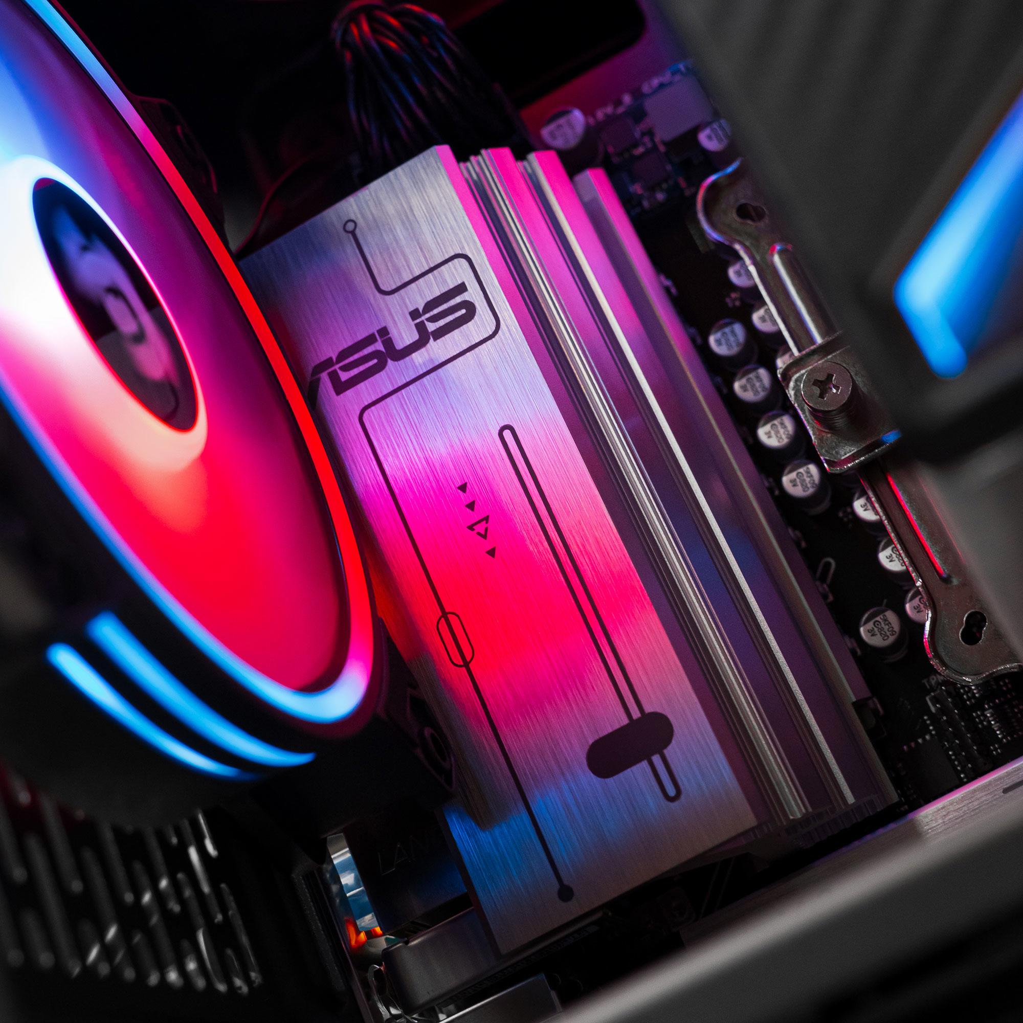 A large main feature product image of PLE Neon 5060 Prebuilt Ready To Go Gaming PC