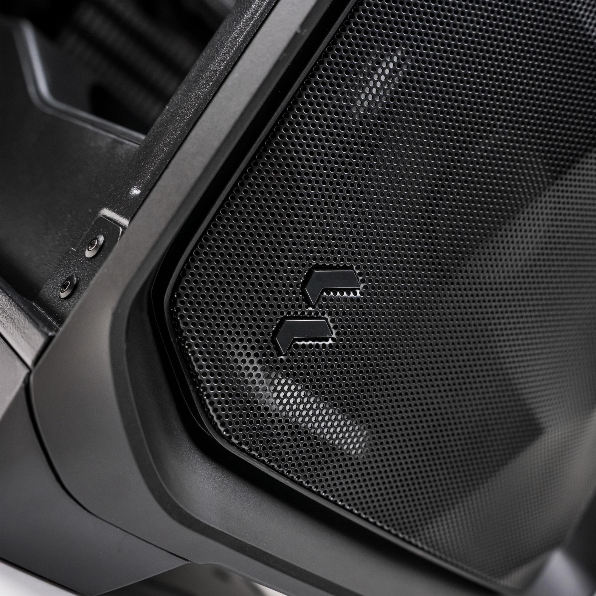 A large main feature product image of PLE Blackout RTX 5080 Prebuilt Ready to go Gaming PC