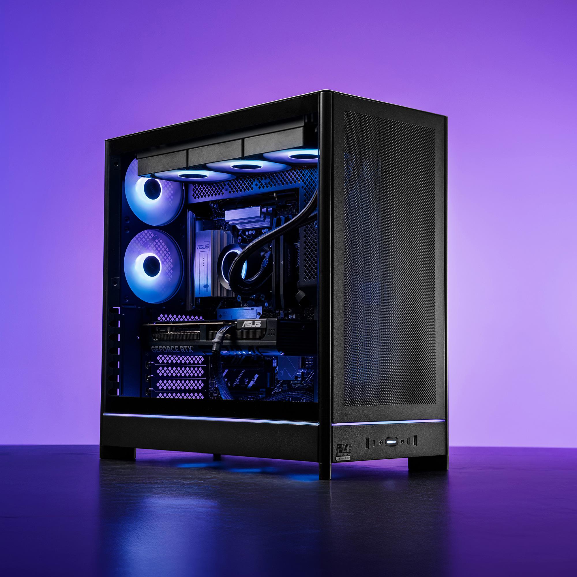 A large main feature product image of PLE Royal 5080 Prebuilt Ready To Go Gaming PC