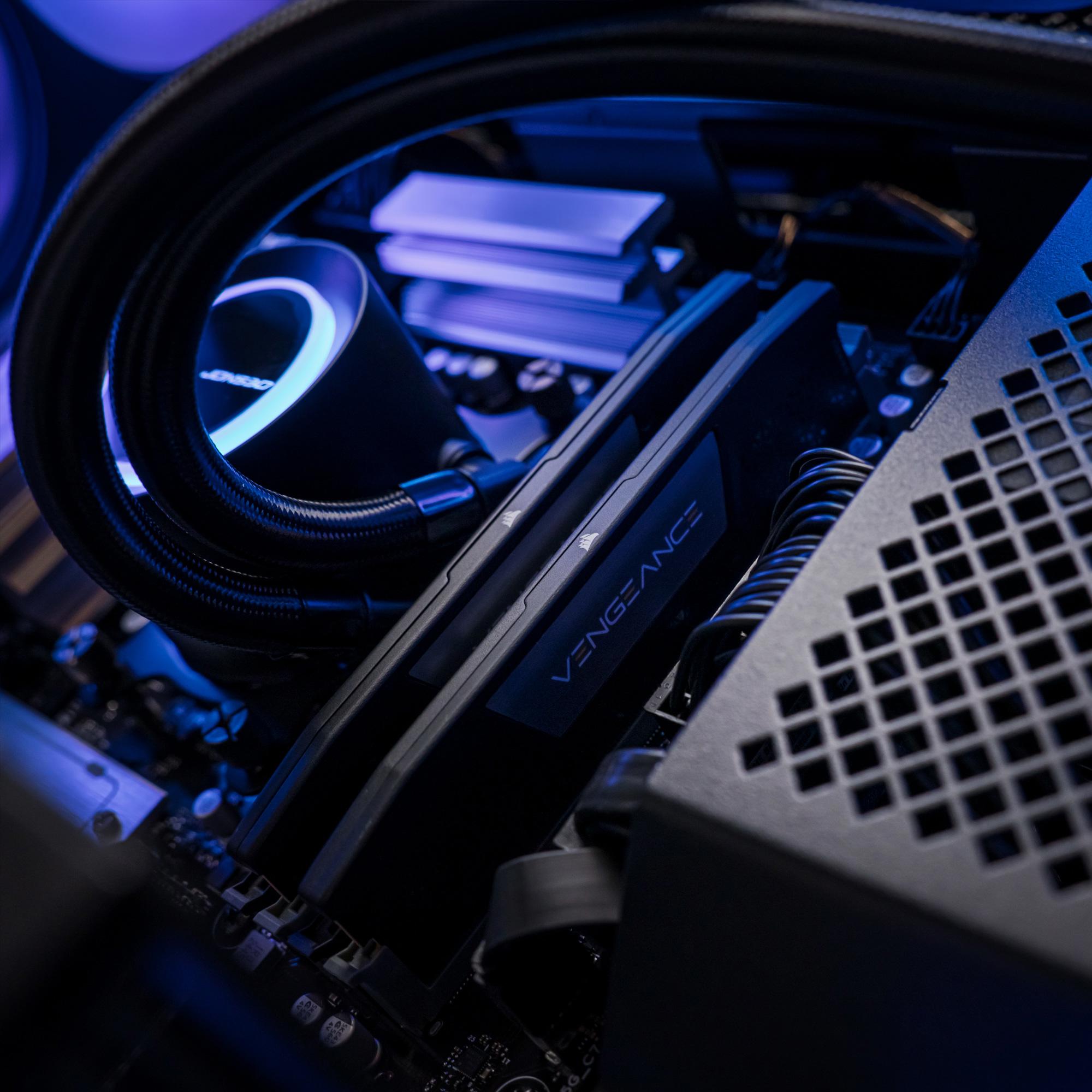 A large main feature product image of PLE Royal 5080 Prebuilt Ready To Go Gaming PC