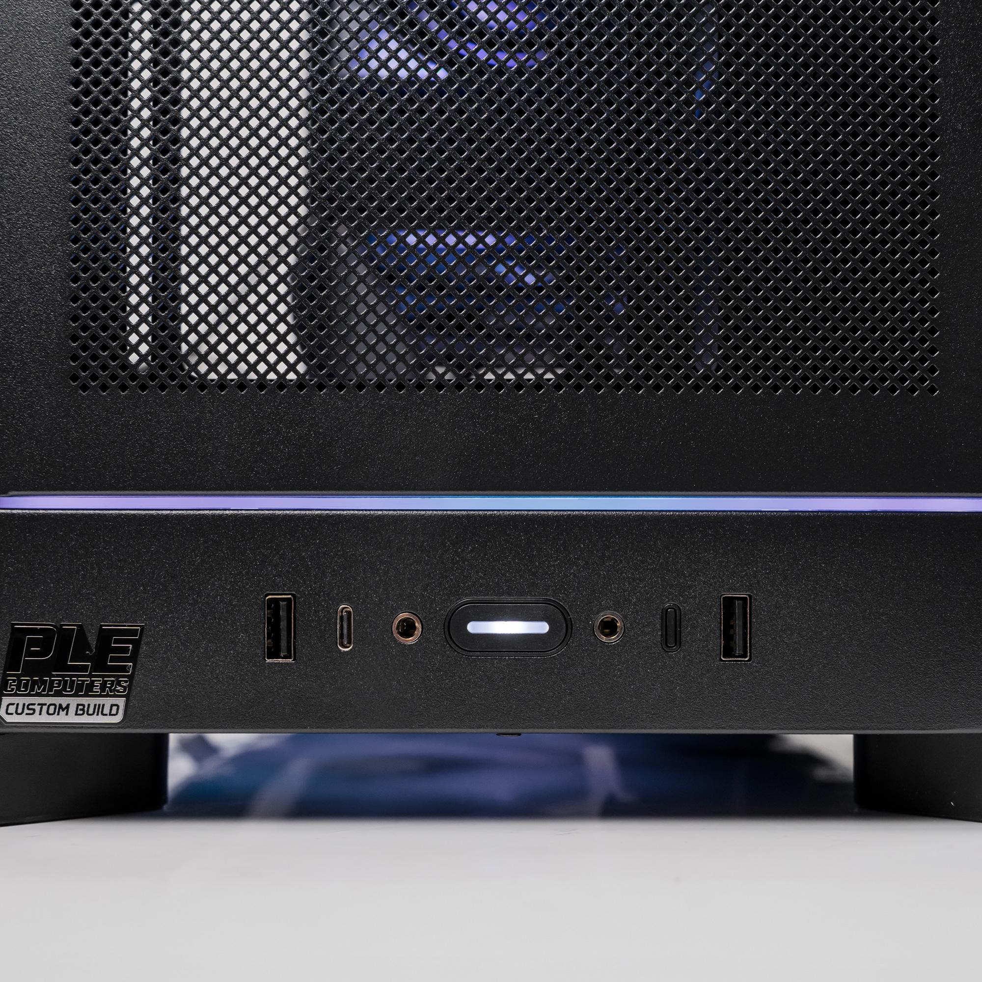 A large main feature product image of PLE Royal 5080 Prebuilt Ready To Go Gaming PC