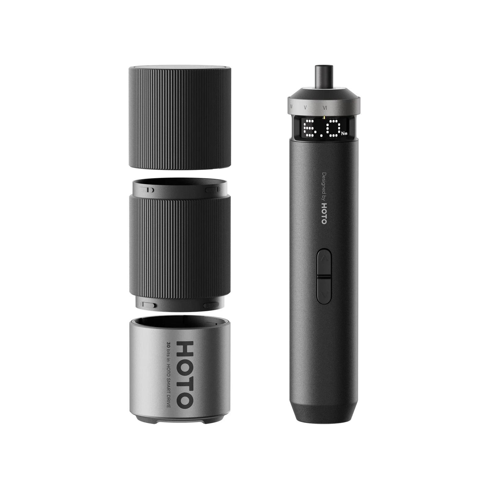 A large main feature product image of HOTO PixelDrive LED Illumination Cordless Screwdriver with Digital Screen