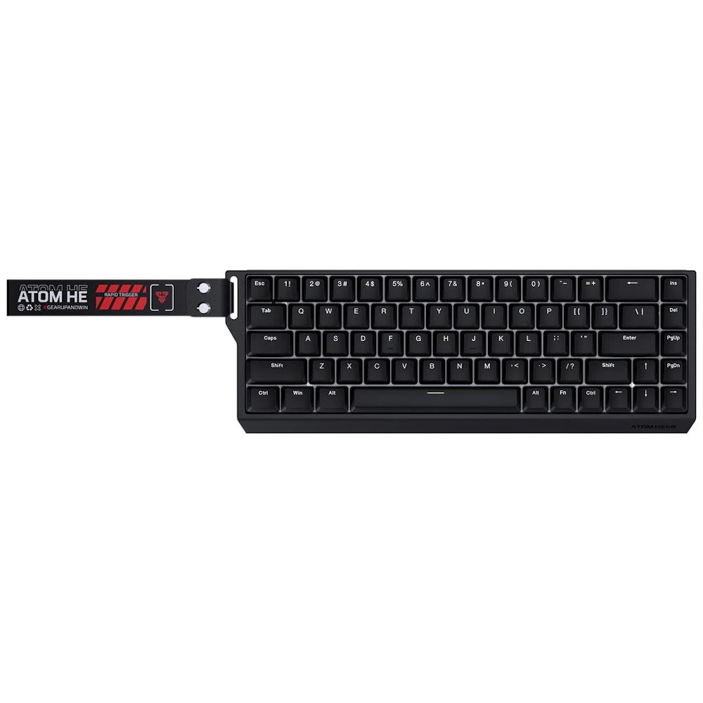 Fantech ATOM HE68 8K Wired Magnetic Hall Effect Keyboard - Black (Magnetic Emerald Switch)