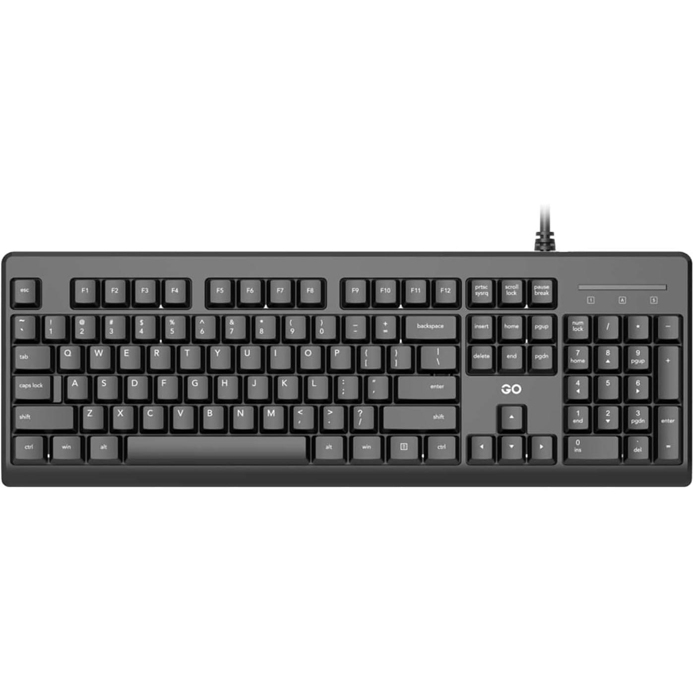 A large main feature product image of Fantech GO KM103 Full size Office Wired Keyboard and Mouse Combo