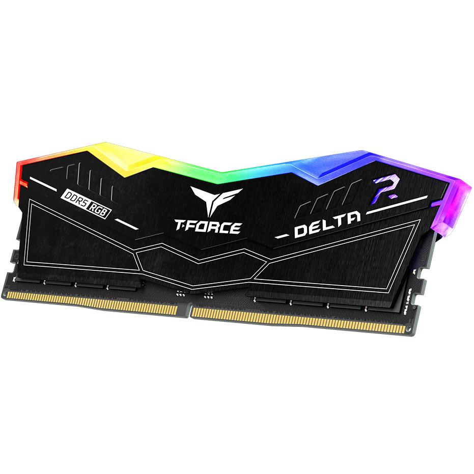 A large main feature product image of EX-DEMO Team T-Force Delta RGB 16GB Kit (2x8GB) DDR5-6000 C38