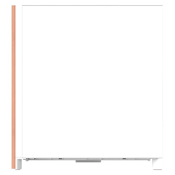 A large main feature product image of Thermaltake S370 WS Mesh Mid Tower Case Wood Edition - White