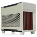 A product image of Thermaltake TR100 Wood Edition - SFF Mini ITX Case (Matcha Green)