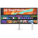 A small tile product image of LG 34U601SA-W - 34" Curved 1440p Ultrawide 100Hz VA Smart Monitor with webOS