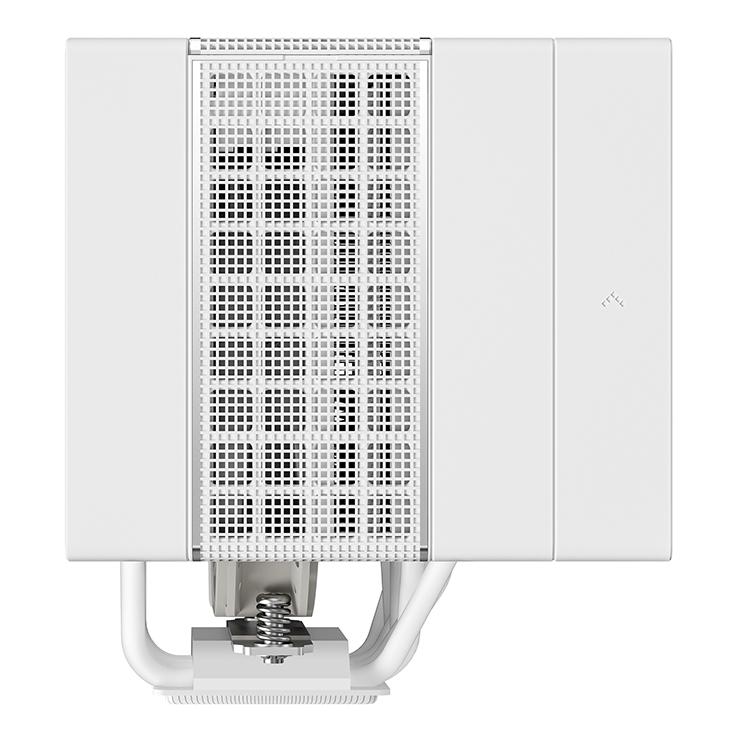A large main feature product image of DeepCool ASSASSIN VC ELITE Performance Dual-Tower CPU Cooler (White)