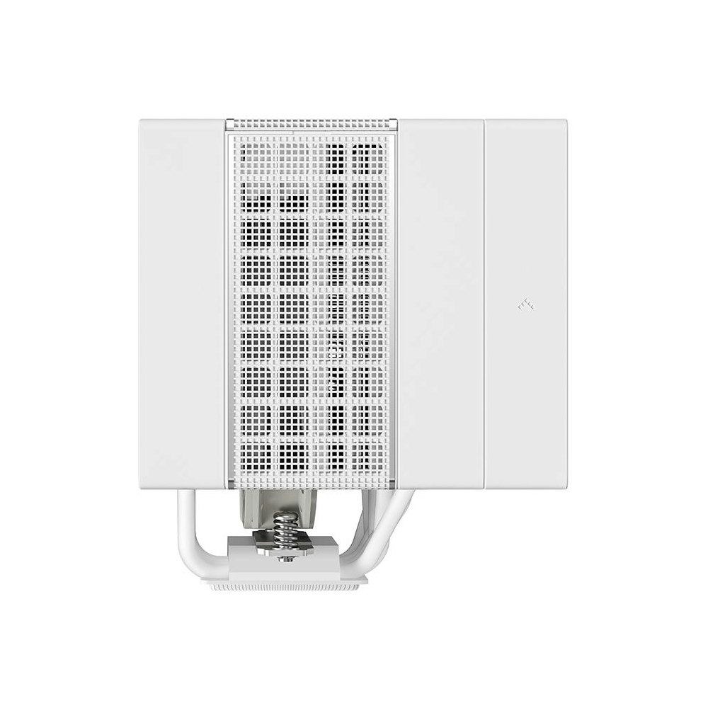 A large main feature product image of DeepCool ASSASSIN VC ELITE Performance Dual-Tower CPU Cooler (White)